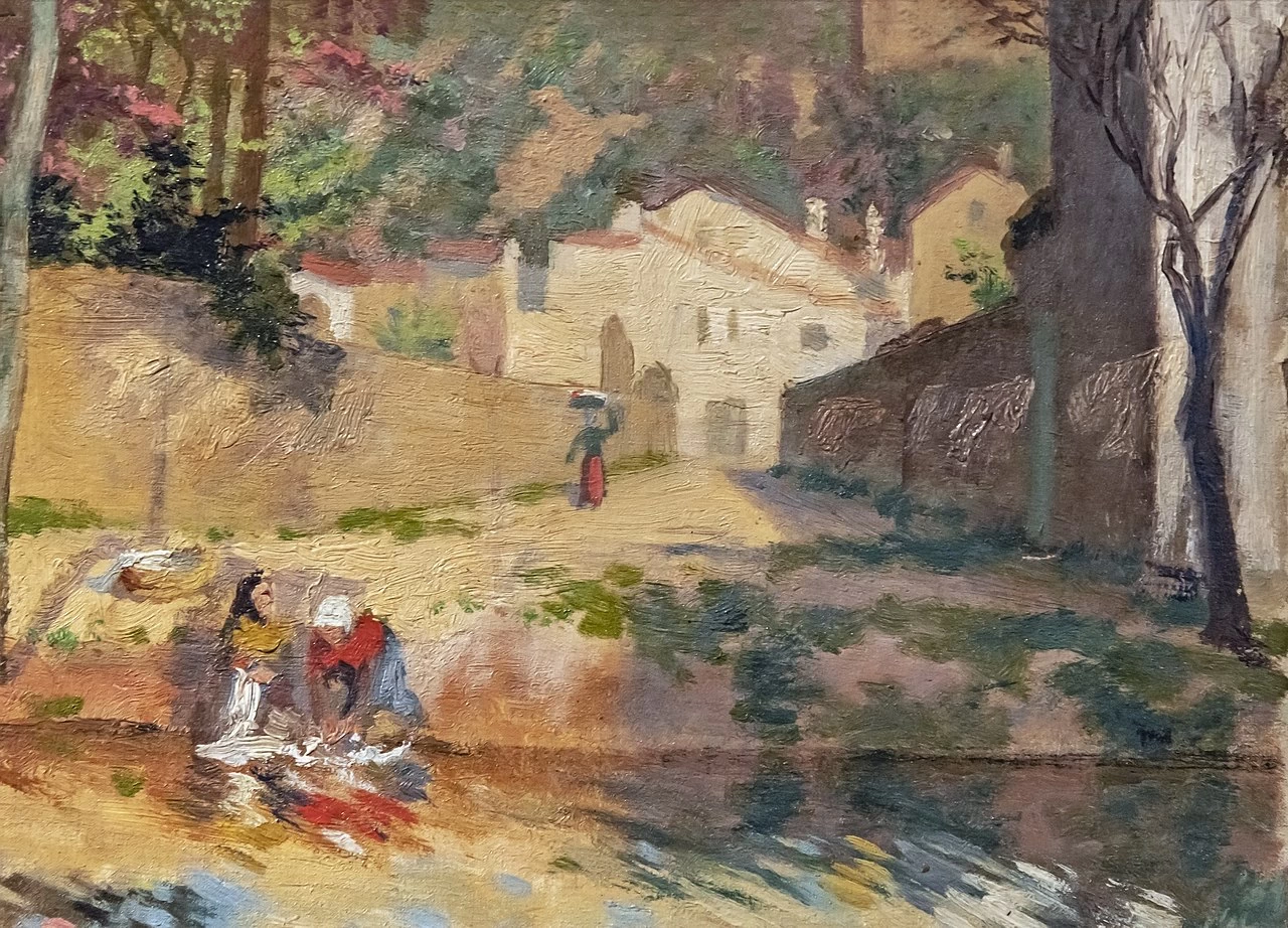 Le lavandaie - Musée des Beaux, Arts de Carcassonne